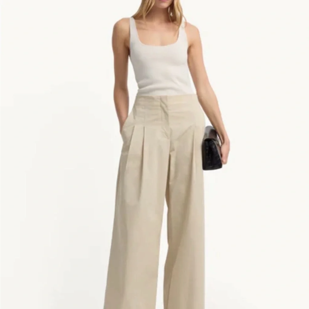 NWT - GWYN Blake Trouser Wide-Leg Women's Pants - Picture 4 of 11